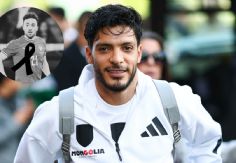 Foto ilustrativa de nota Raúl Jiménez visita la ofrenda de Diogo Jota en Liverpool; así fue su amistad
