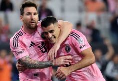 Foto ilustrativa de nota Germán Berterame brilla con Messi: Anotó su primer gol con Inter Miami | VIDEO