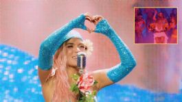 Foto que representa a De Liga MX a Coachella: Bailarín de Karol G se viraliza por usar jersey de Chivas | VIDEO