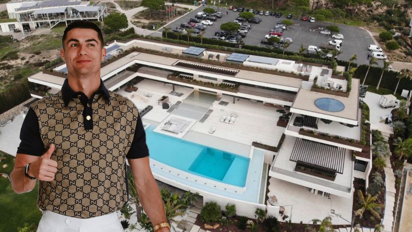 Así luce la lujosa mansión de Cristiano Ronaldo a la que se mudaría tras su retiro