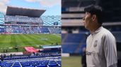 Foto ilustrativa de la nota titulada: La inesperada reacción de Heung-Min Son tras entrenar en el Estadio Cuauhtémoc de Puebla