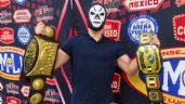 Foto ilustrativa de la nota titulada: Calavera Jr. I, de los títulos de juguete al Campeonato Universal del CMLL: "Está para mí"