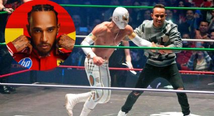 La vez que Lewis Hamilton luchó con Místico en el ring del CMLL