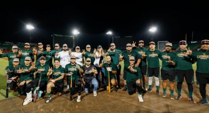 Cecilia Patrón desea suerte a Leones de Yucatán previo al arranque de la LMB 2026