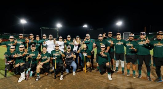 Cecilia Patrón desea suerte a Leones de Yucatán previo al arranque de la LMB 2026