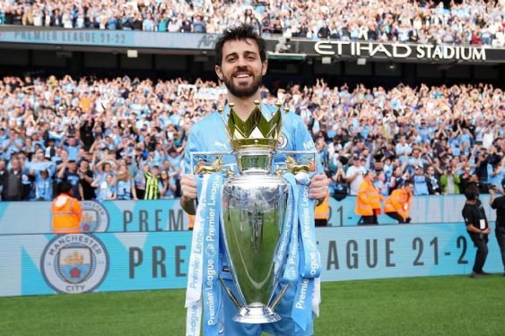 Foto de: Bernardo Silva se va del Manchester City: ¿Cuántos títulos de Premier League ganó?