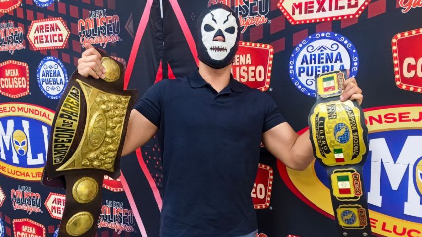 Calavera Jr. I, de los títulos de juguete al Campeonato Universal del CMLL: "Está para mí"