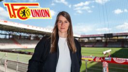 Foto que representa a Marie-Louise Eta pasa a la historia de la Bundesliga; así fue su debut con Union Berlin