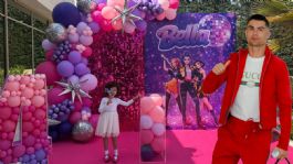 Foto que representa a Cristiano Ronaldo celebra el cumpleaños de su hija Bella: ¡Al estilo Las Guerreras K-pop!