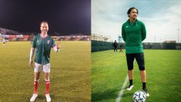 Foto que representa a Zague y Braulio Luna, emocionados por volver al Estadio Azteca para enfrentar a Brasil