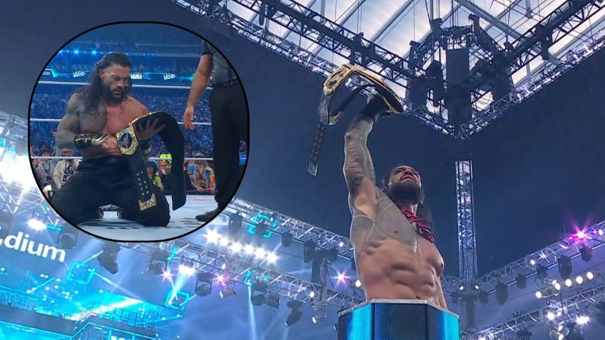 Roman Reigns vuelve a ser Campeón en WWE WrestleMania 42; así sorprendió a CM Punk | VIDEO