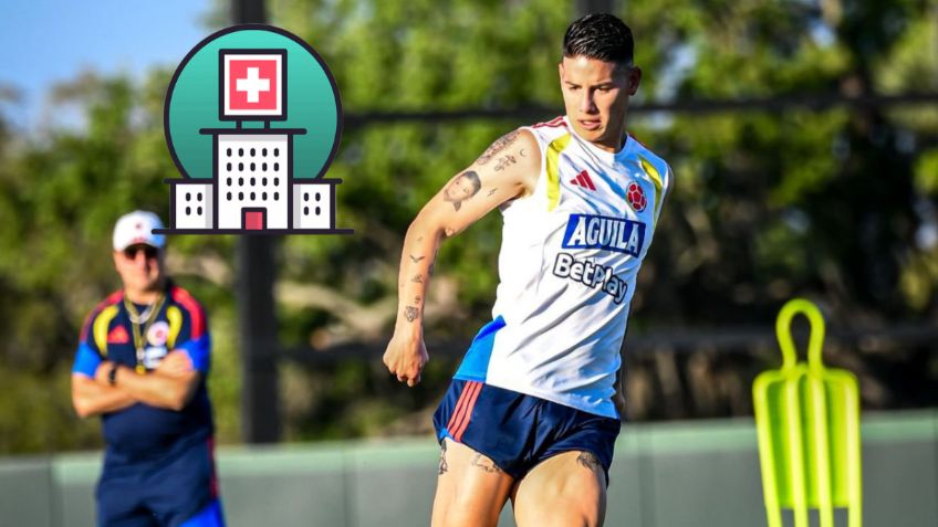 James Rodríguez, hospitalizado tras el Colombia vs Francia; ¿cuál es su estado de salud?