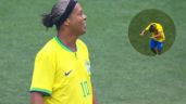 Foto ilustrativa de la nota titulada: Ronaldinho se rinde ante México tras impactante ovación en el Azteca: “Lindos recuerdos”
