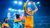 Foto ilustrativa de la nota titulada: Diana Ordoñez luce con doblete en goleada de Tigres a Rayadas; adiós al liderato | VIDEO