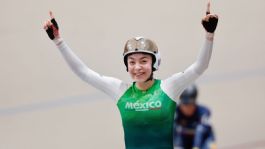 Foto que representa a ¡Orgullo Mexicano! Yareli Acevedo gana plata en ciclismo de pista