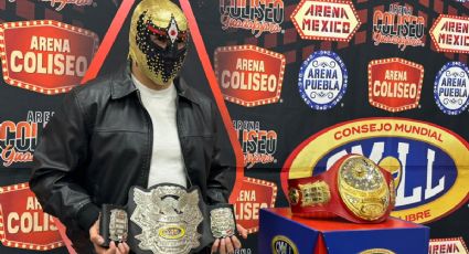 Máscara Dorada quiere hacer historia con el Campeonato Universal del CMLL: "Muy pocos tienen dos"