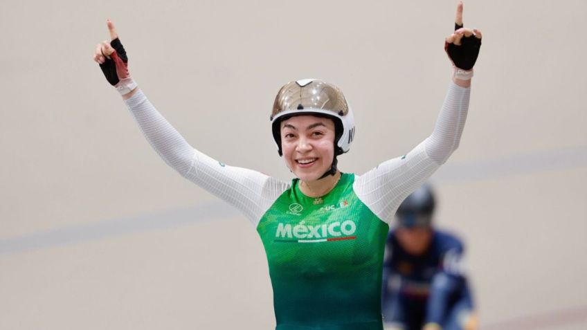 ¡Orgullo Mexicano! Yareli Acevedo gana plata en ciclismo de pista