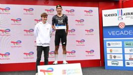 Foto que representa a ¡Orgullo Mexicano! Edgar Cadena repite hazaña de Torito: Gana etapa de la Vuelta a Asturias