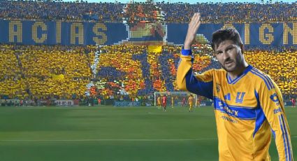 ¿Adiós, Gignac? El emotivo homenaje de 'despedida' de la afición de Tigres en El Volcán