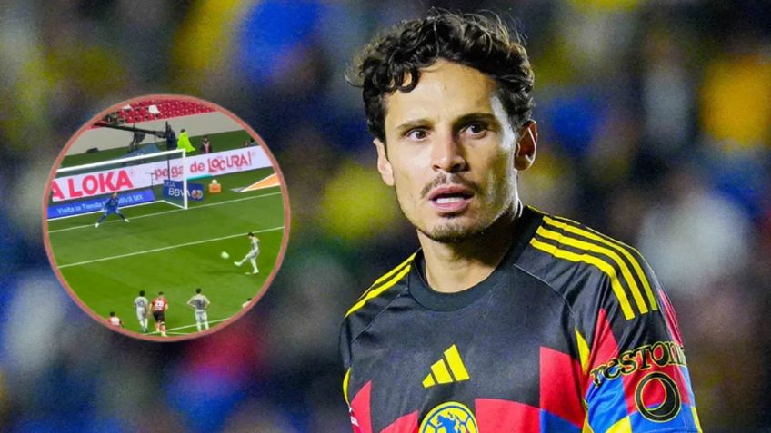 América vs Atlas: El OSO de Raphael Veiga al fallar su penal ante Camilo Vargas | VIDEO