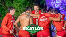 Foto que representa a Exatlón México: Rojos se reponen y se llevan el último Duelo de los enigmas tras infartante final