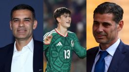 Foto que representa a Fernando Hierro y Rafa Márquez elogian a Hormiga González tras su llamado al Mundial 2026