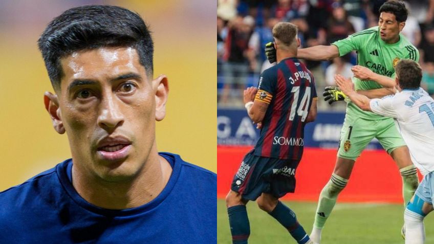 ¿Cuántos partidos de castigo recibió Esteban Andrada tras golpear a un rival en España?