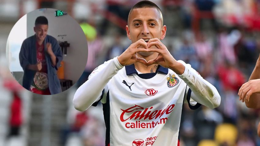 ¡Cuidado, Canelo! Piojo Alvarado presume su técnica de boxeo con Chivas | VIDEO