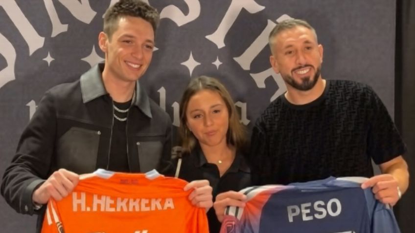 Peso Pluma y Héctor Herrera sorprenden con encuentro e intercambio de jerseys