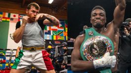 Foto que representa a Canelo Álvarez alista su regreso por el título Supermedio CMB ante el invicto Christian Mbilli