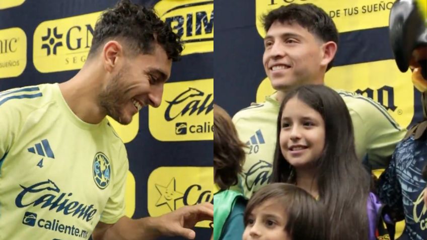 Día del Niño: Pequeños fans del América conviven con Cáceres y Alexis Gutiérrez | VIDEO