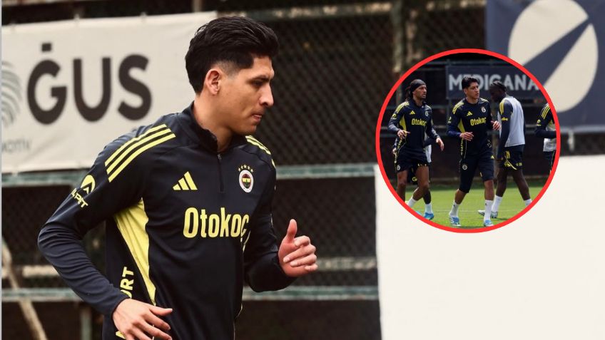 Edson Álvarez reaparece en entrenamientos con el Fenerbahce; ¿llegará al Mundial 2026?
