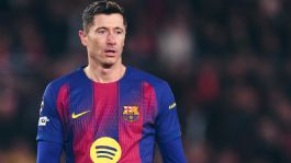 Foto que representa a Lewandowski rescata agónico triunfo del Barcelona ante Atlético de Madrid | VIDEOS