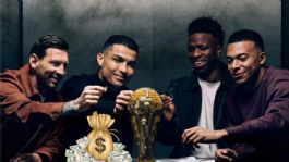 Foto que representa a Mundial 2026: ¿Cuántos MILLONES cobraron Messi, CR7, Mbappé y Vinícius por comercial?