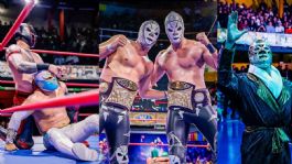 Foto que representa a CMLL: El Clon, Los Calavera y Xelhua triunfan en el 83 Aniversario de la Arena Coliseo