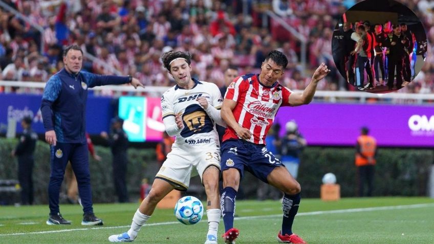 VIDEO: Autobús de Pumas terminó varado tras empate en Guadalajara; ¿Qué le pasó?