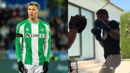 Foto que representa a ¿Nueva carrera? Estrella del Real Betis cambió el balón por los guantes de boxeo | VIDEO