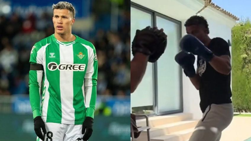 ¿Nueva carrera? Estrella del Real Betis cambió el balón por los guantes de boxeo | VIDEO