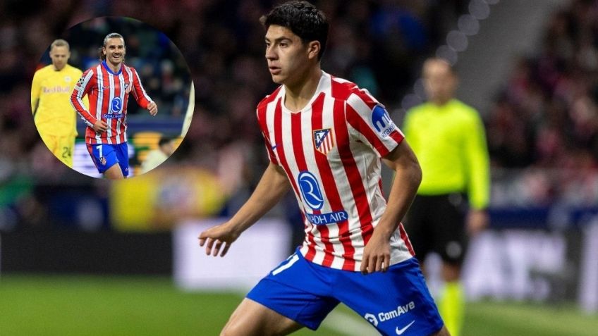 Antoine Griezmann predice que Obed Vargas tendrá un "gran futuro" en el Atlético de Madrid