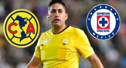 ¿Cómo le va al América y Cruz Azul con Óscar Mejía, árbitro del Clásico Joven 2026?
