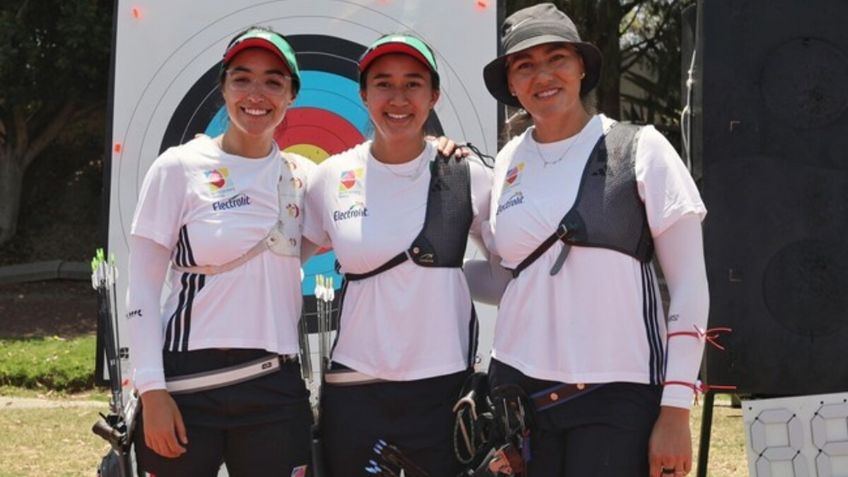 ¡Orgullo mexicano! Valencia, Vázquez y Ruiz ganan bronce en Copa del Mundo de Tiro con Arco