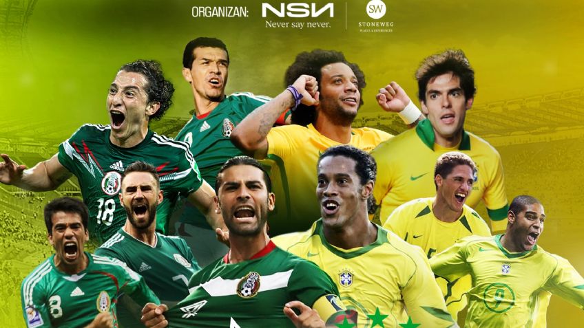 México vs Brasil: íconos del futbol regresan al Estadio Banorte en antesala del Mundial 2026