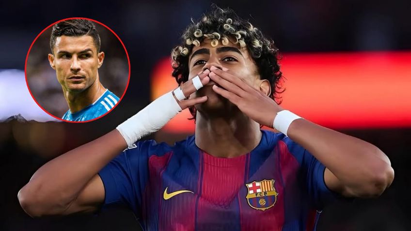 Lamine Yamal celebra LaLiga del Barcelona tras superar títulos de Cristiano Ronaldo | VIDEO