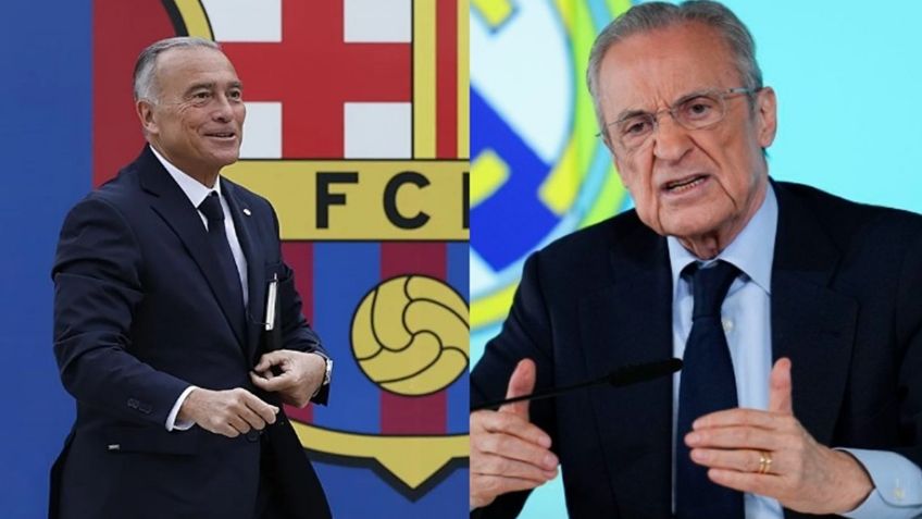 Rafa Yuste, presidente del FC Barcelona, arremete contra Florentino Pérez: “Me dio pena”