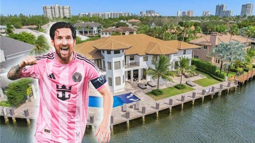 Así es la lujosa y espectacular mansión de Messi en Miami valuada en 11 millones de dólares