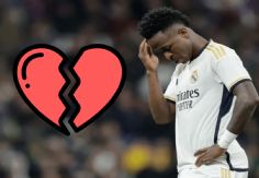 Foto ilustrativa de nota Vinícius con el corazón roto: Virginia Fonseca corta al crack del Madrid; ¿qué pasó?