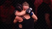 Foto ilustrativa de la nota titulada: Ronda Rousey rompe en llanto al someter a Gina Carano en 17 segundos