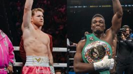 Foto que representa a Confirman Canelo Álvarez vs Christian Mbilli por el título Supermedio; ¿cuándo y donde será?