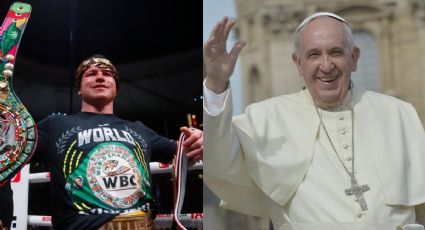 La corona de Canelo Álvarez que fue bendecida por el Papa y se exhibe en un museo de Nueva York