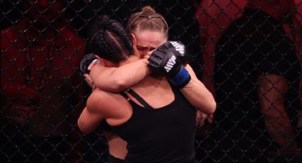 Ronda Rousey rompe en llanto al someter a Gina Carano en 17 segundos
